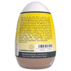   Crushious Ezy Egg Anal - masturbačné vajíčko (telovej farby)