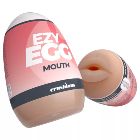 Crushious Ezy Egg Mouth - masturbačné vajíčko (telovej farby)