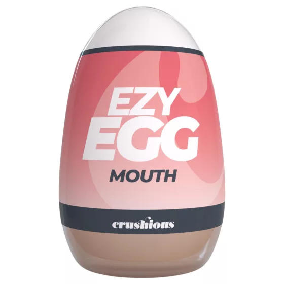 Crushious Ezy Egg Mouth - masturbačné vajíčko (telovej farby)