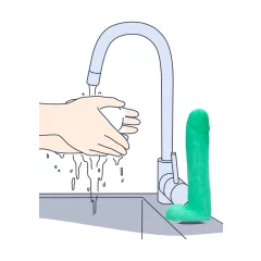 S-Line - Dicky - svietiace mydlo penis s semenníkmi (265 g)
