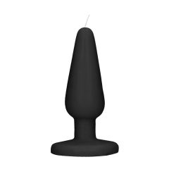 Scandalous - sviečka - análny kolík - čierna (50g)