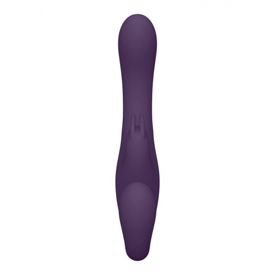 Vive Suki - dobíjací vibrátor bez popruhov so stimulátorom klitorisu so zajačikom (fialový)