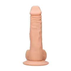   RealRock - realistický dildó s semenníkmi - 20 cm - naturálna farba