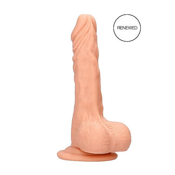 RealRock Dong 10 - realistické dildo s penisom (25 cm) - prírodné