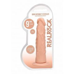 RealRock Dong 9 - realistické dildo (23 cm) - prírodné