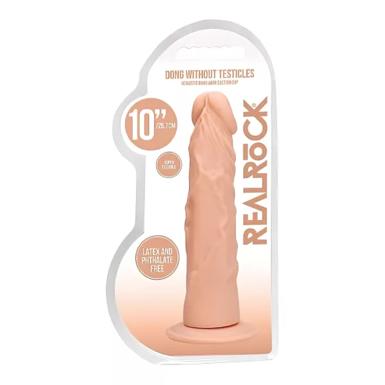 RealRock - realistický dildó - 25 cm - naturálna farba