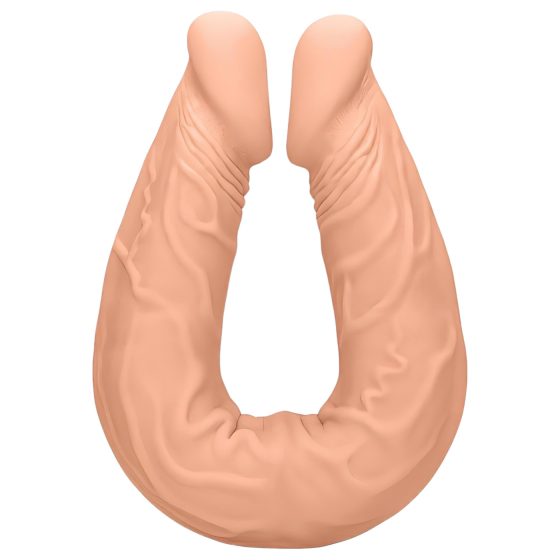 RealRock Double Dong 14 - dvojitý dildó (36 cm) - prírodný