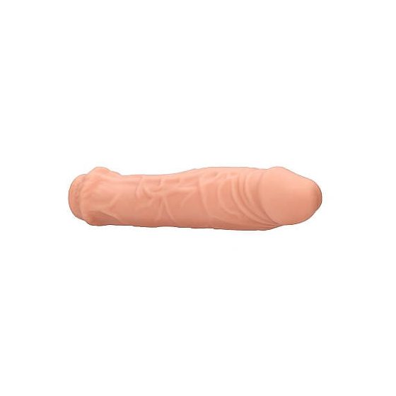 RealRock Penis Sleeve 6 - návlek na penis (17cm) - prírodná farba