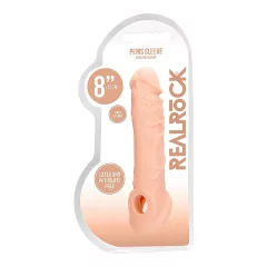 RealRock - návlek na penis - 21 cm - natur