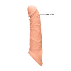   RealRock Penis Sleeve 8 - návlek na penis (21cm) - telová farba
