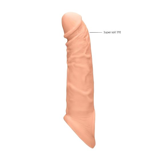 RealRock - návlek na penis - 21 cm - natur