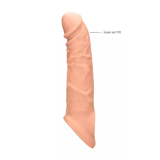 RealRock - návlek na penis - 21 cm - natur
