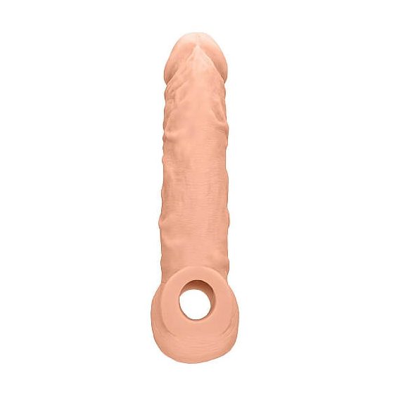 RealRock Penis Sleeve 8 - návlek na penis (21cm) - telová farba