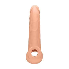 RealRock - návlek na penis - 21,5 cm - telová farba