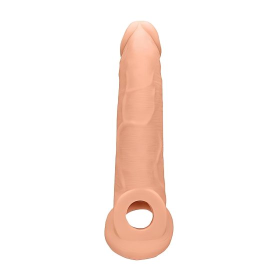 RealRock - návlek na penis - 21,5 cm - telová farba