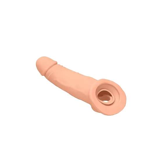RealRock - návlek na penis - 21,5 cm - telová farba