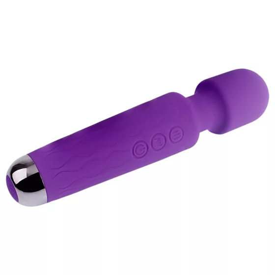 Hi-Basic Wacko Touch - akumulátorový mini masážny vibrátor (wand) (fialový)
