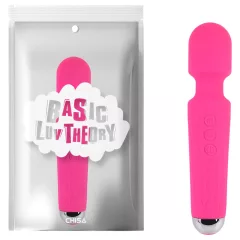   Hi-Basic Wacko Touch - akumulátorový mini masážny vibrátor (wand) (ružový)