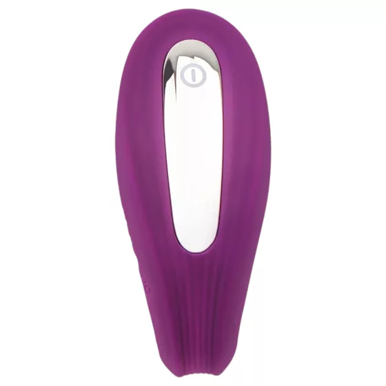 DiDi Sync Passion - diaľkovo ovládaný, poklepávajúci párový vibrátor (fialový)