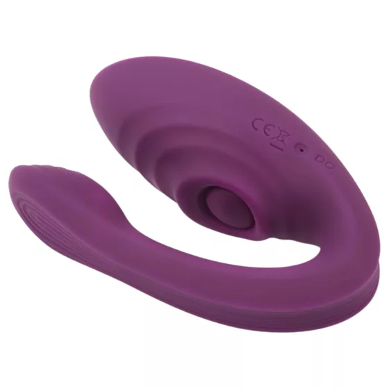 DiDi Sync Passion - diaľkovo ovládaný, poklepávajúci párový vibrátor (fialový)