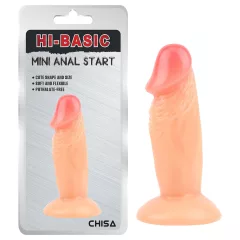   Hi-Basic Mini Anal Start - análny dildo pre začiatočníkov (telovej farby) - 11,5 cm