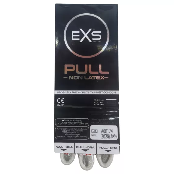EXS - latexový kondóm - bez latexu - 3 ks