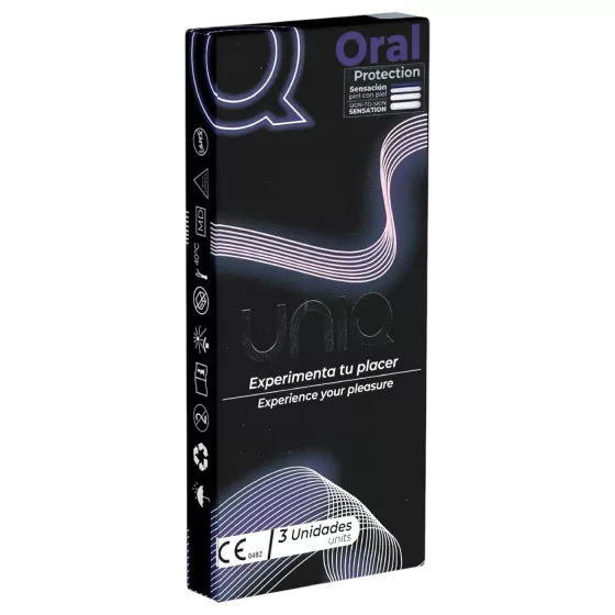 Uniq - orálny kondóm bez latexu - 3 ks