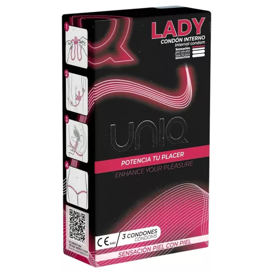 Uniq Lady - dámsky kondóm - 3 ks