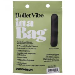   Doc Johnson Bullet Vibe - vodotesný tyčový vibrátor na batérie (čierny)