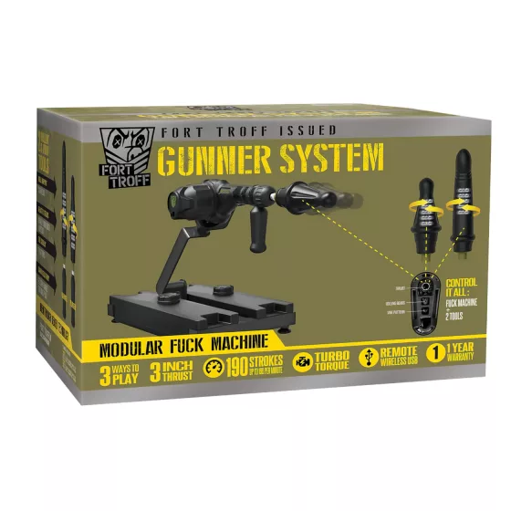 Doc Johnson Gunner System - sex stroj - čierny