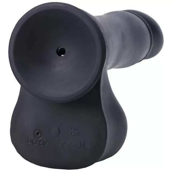 Doc Johnson - mini lökací vibrátor s rádiovým ovládaním - čierny