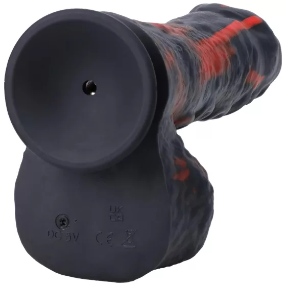 Doc Johnson - stroj na prirážanie s diaľkovým ovládaním - vibrátor - červený