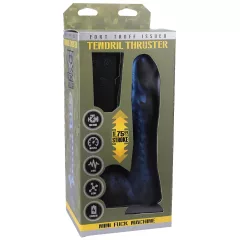   Doc Johnson - mini lökací vibrátor s diaľkovým ovládaním - modrý