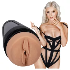   Doc Johnson Eva Elfie - realistická vagína Ultraskyn v puzdre - telová farba