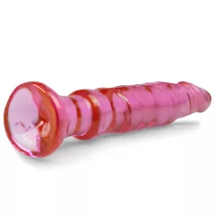 Crystal Jellies - análny dildo s prísavkou (ružový)