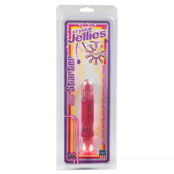 Crystal Jellies - análny dildo s prísavkou (ružový)