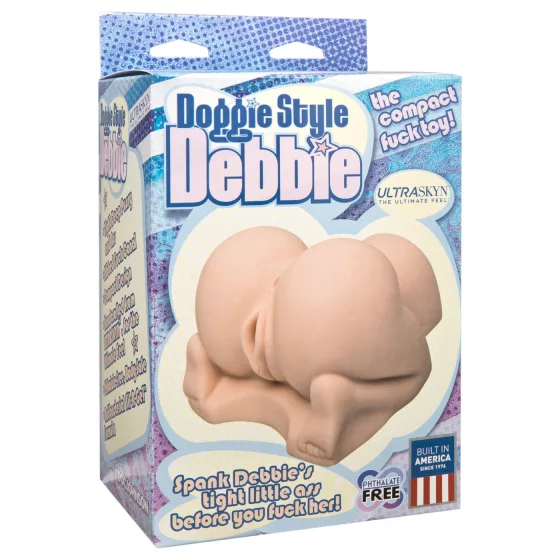 Doc Johnson Doggie Style Debbie - realistický masturbátor (telová farba)