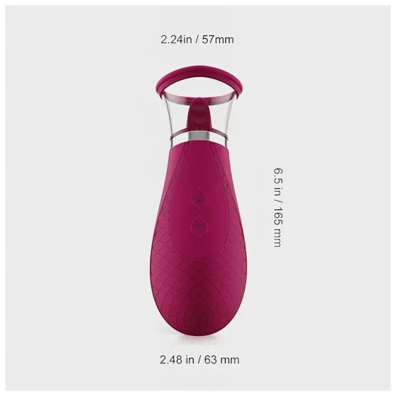 Honey Play Box Scioness - klitorálny vibrátor so saním a lízaním - ružový