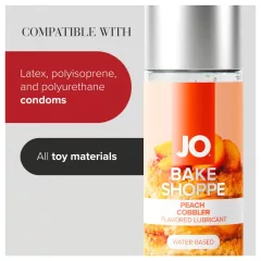   System JO Bake Shoppe - aromatický lubrikant, broskyňový koláč (60 ml)