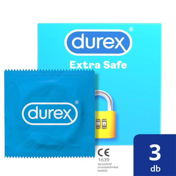 Durex extra safe - bezpečné kondómy (3 ks)