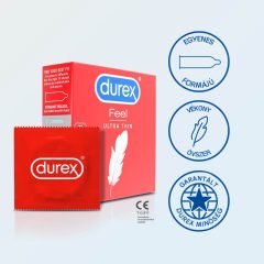 Durex Feel Ultra Thin - ultra realistické kondómy (3ks)