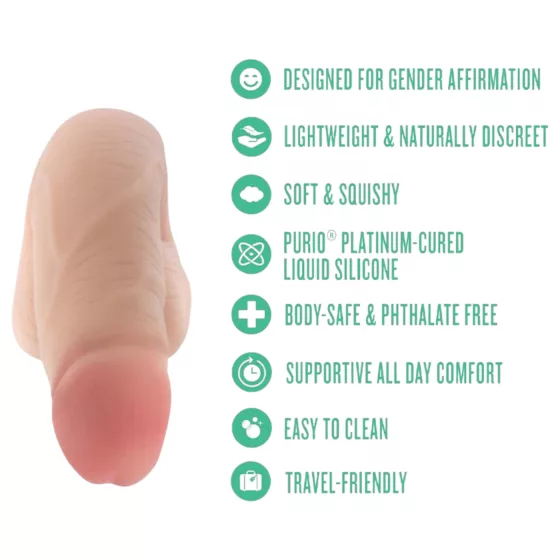Blush UrSelf Affirm - realistický umelý penis (telovej farby) - 13 cm