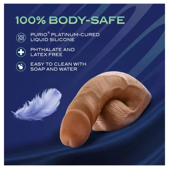Blush UrSelf Affirm - realistický dildo (hnedý) - 13 cm