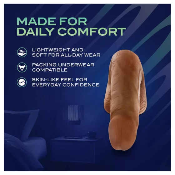 Blush UrSelf Affirm - realistický dildo (hnedý) - 13 cm