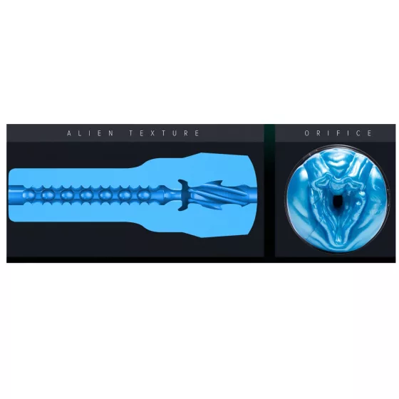 Fleshlight Alien - masturbátor pre mužov - modrá - mimozemský dizajn
