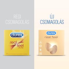 Durex Real Feel - bezlatexové kondómy (3 ks)