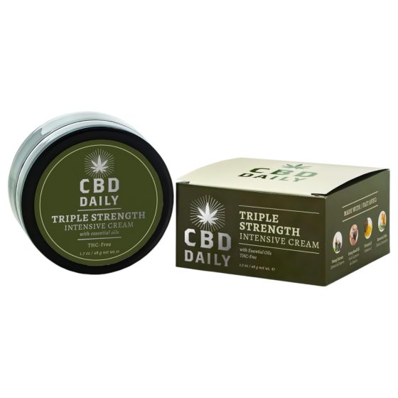 CBD Daily Trojitá Sila - krém na starostlivosť o pokožku na báze kanabisu (48g)
