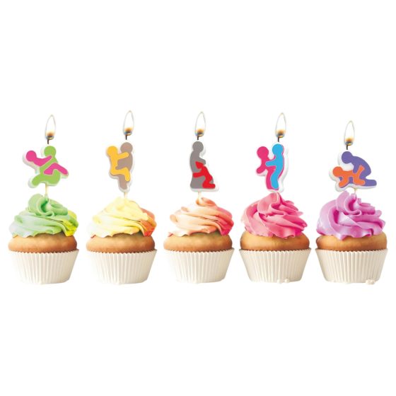 F*ckers! - sviečky na sexuálne polohy - sada 5 kusov