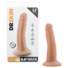   Dr. Skin - realistický dildo s prísavkou - telová farba 14 cm