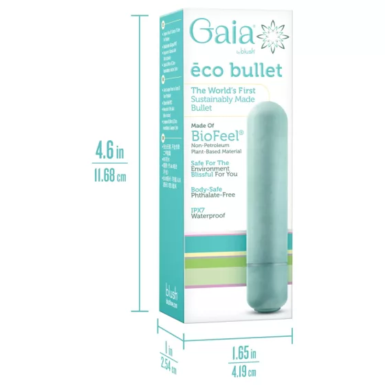 Gaia Eco M - ekologický tyčový vibrátor (tyrkysový) - stredný